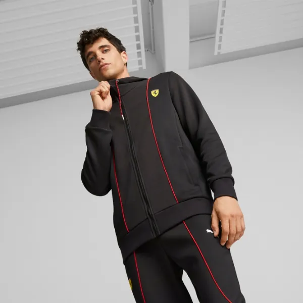Толстовка для мужчин Puma Ferrari Race Hdd Прямой/ Черный photo 3