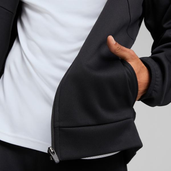 Hanorac pentru bărbați Puma Train All Day Pwrfleece Full Zip Strâmt/ Black photo 7