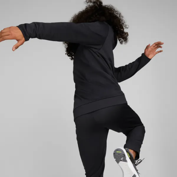 Толстовка для мужчин Puma Train All Day Pwrfleece Full Zip Обтягивающий/ Черный photo 4