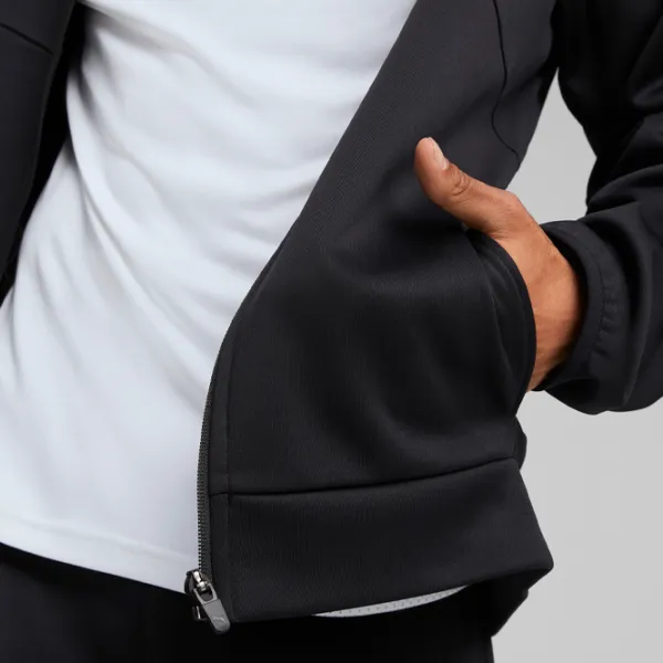 Толстовка для мужчин Puma Train All Day Pwrfleece Full Zip Обтягивающий/ Черный photo 7