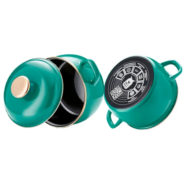 Cratiță Metalac Kitchen 2.4 l Oțel inoxidabil/ Green photo 2 Cratiță Metalac Kitchen 2.4 l Oțel inoxidabil/ Green photo 2