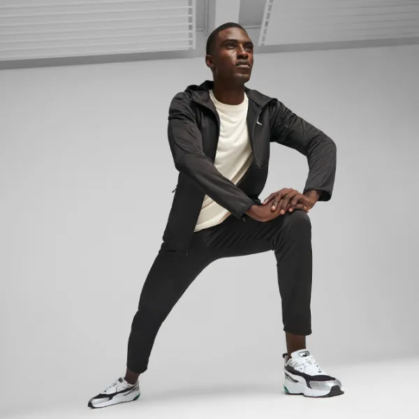 Толстовка для мужчин Puma Evostripe Warm Full-Zip Обтягивающий/ Черный photo 5