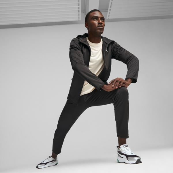 Толстовка для мужчин Puma Evostripe Warm Full-Zip Обтягивающий/ Черный photo 5