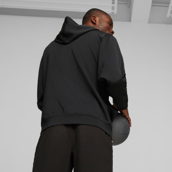 Толстовка для мужчин Puma Fit Double Knit Fz Прямой/ Черный photo 4