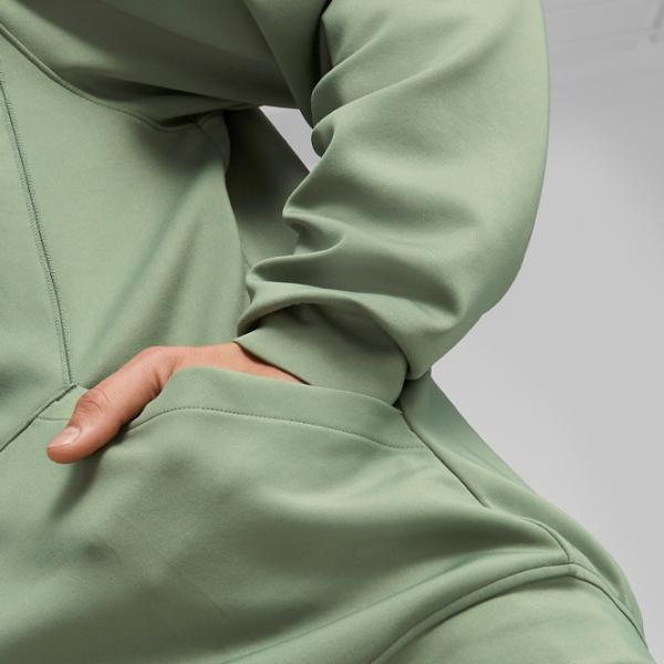 Hanorac pentru bărbați Puma Fit Double Knit Fz Drept/ Green photo 7