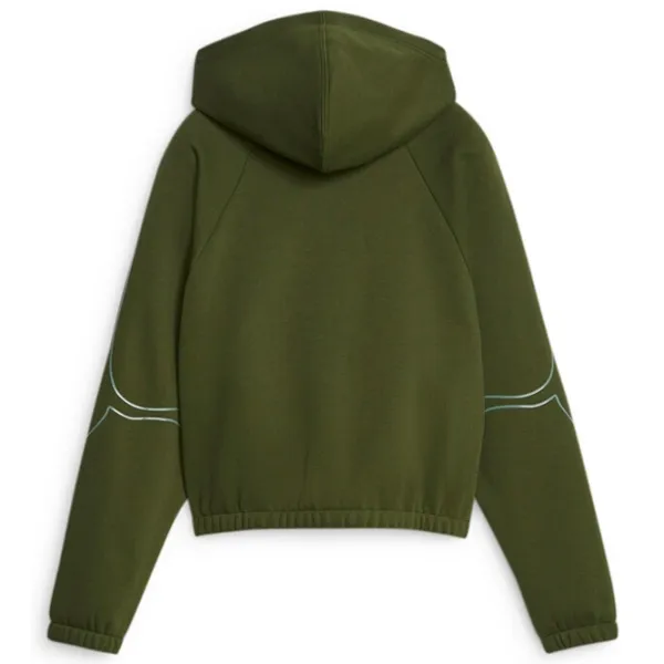 Hanorac pentru femei Puma Motion Cat All-season/ Dark Green photo 2