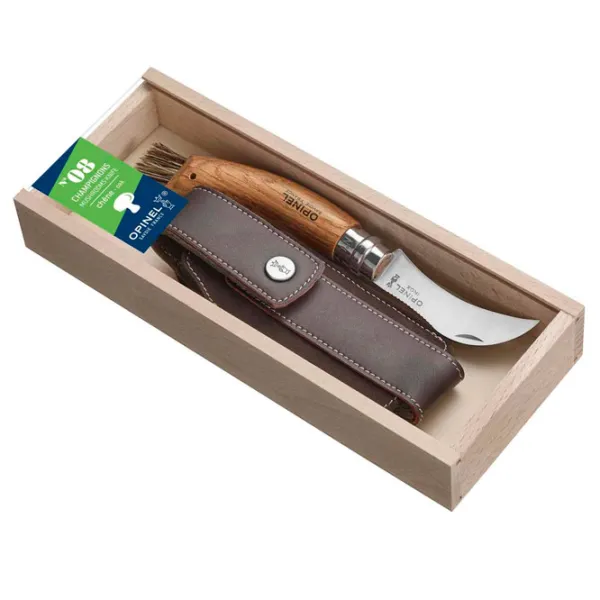 Нож Opinel Mushroom Nr. 8 Oak для грибов/ Sandvik 12C27 photo 3 Нож Opinel Mushroom Nr. 8 Oak для грибов/ Sandvik 12C27 photo 3