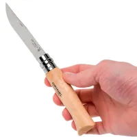 Нож Opinel Slim Olive Mirror blade Nr. 8 рыбацкий/ Sandvik 12C27 photo 4