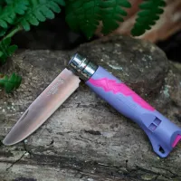 Нож Opinel Outdoor Junior Mauve Fuchsia Nr. 7 спортивный/ Sandvik 12C27 photo 4