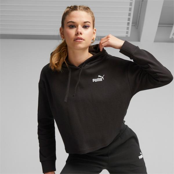 Hanorac pentru femei Puma Ess Elevated Cropped Toamnă - iarnă/ Black photo 4 Hanorac pentru femei Puma Ess Elevated Cropped Toamnă - iarnă/ Black photo 4