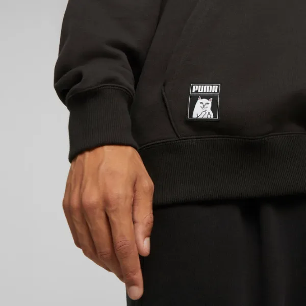 Hanorac pentru bărbați Puma X Ripndip Hoodie Tr Drept/ Black photo 5