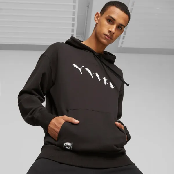 Hanorac pentru bărbați Puma X Ripndip Hoodie Tr Drept/ Black photo 3