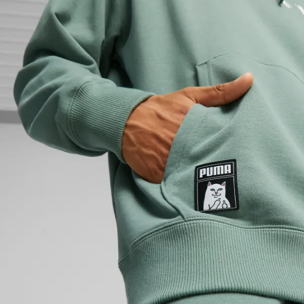 Hanorac pentru bărbați Puma X Ripndip Hoodie Tr Drept/ Green photo 7