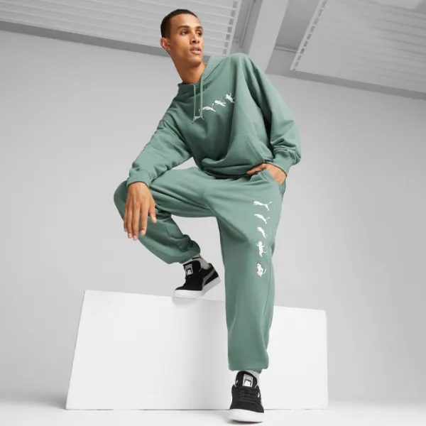 Hanorac pentru bărbați Puma X Ripndip Hoodie Tr Drept/ Green photo 5