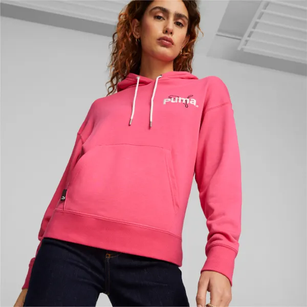 Hanorac pentru femei Puma Team Tr All-season/ Pink photo 5