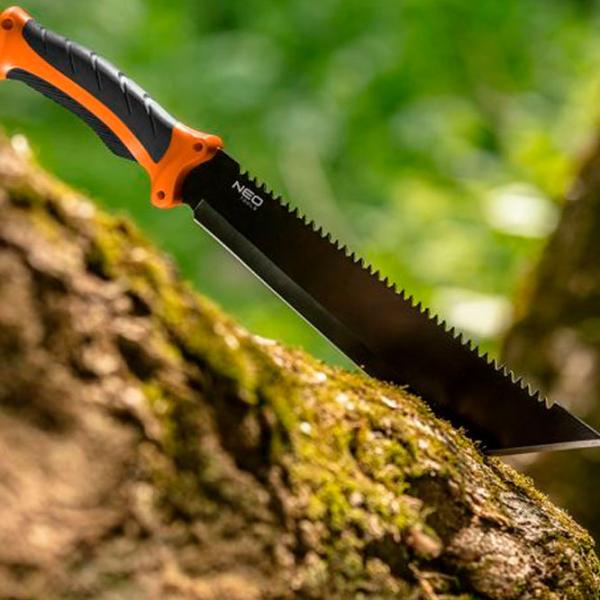 Мачете NEO Tools Full Tang 63-117 кемпинговый/ 3Cr13 photo 4 Мачете NEO Tools Full Tang 63-117 кемпинговый/ 3Cr13 photo 4