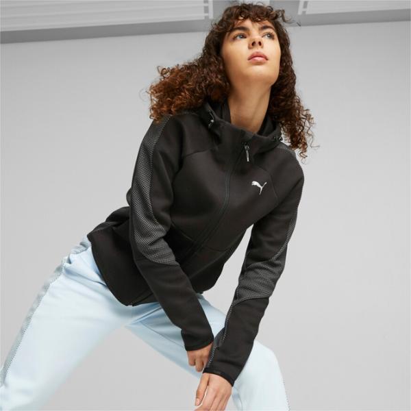 Hanorac pentru femei Puma Evostripe Full-Zip Black photo 3 Hanorac pentru femei Puma Evostripe Full-Zip Black photo 3