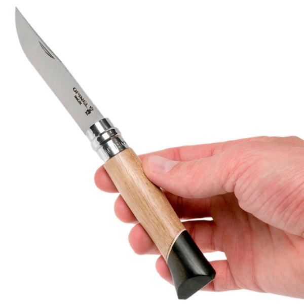 Нож Opinel Atelier Walnut Ebony Nr. 8 карманный/ Sandvik 12C27 photo 5