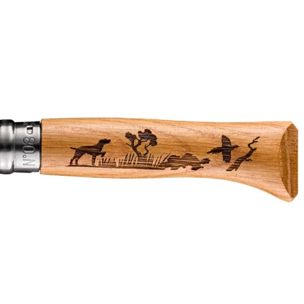 Cuțit Opinel Animalia Dog Nr. 08 pentru pescuit/ Sandvik 12C27 photo 3 Cuțit Opinel Animalia Dog Nr. 08 pentru pescuit/ Sandvik 12C27 photo 3