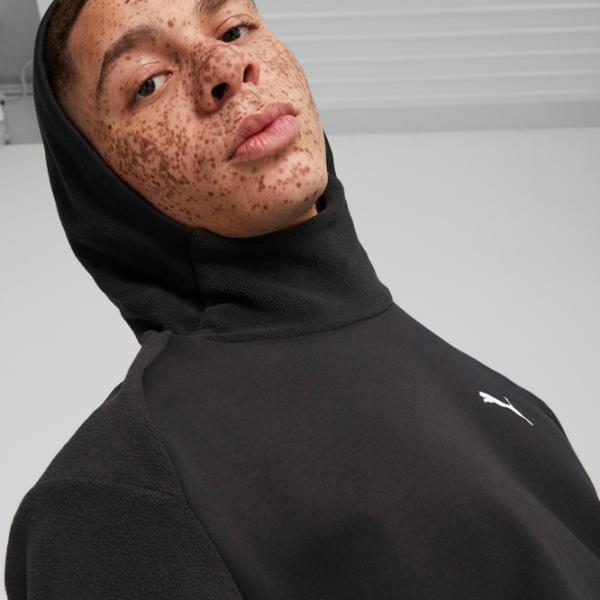 Hanorac pentru bărbați Puma Rad|Cal Polarfleece Drept/ Black photo 10
