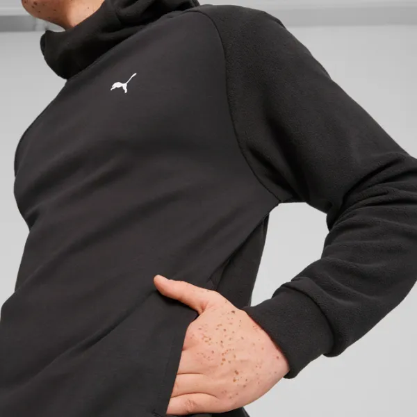 Hanorac pentru bărbați Puma Rad|Cal Polarfleece Drept/ Black photo 9
