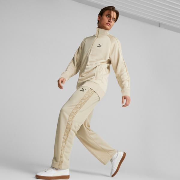 Hanorac pentru bărbați Puma T7 Trend 7Etter Track Jacket Pt Drept/ Beige photo 5
