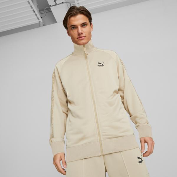 Hanorac pentru bărbați Puma T7 Trend 7Etter Track Jacket Pt Drept/ Beige photo 6