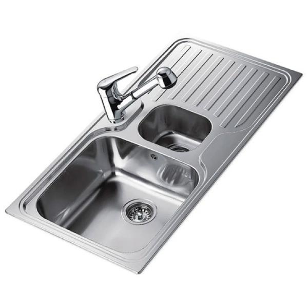 Chiuvetă Teka Classic 1 1/2 B 1D 100 x 50 / Oțel inoxidabil / Silver photo 2