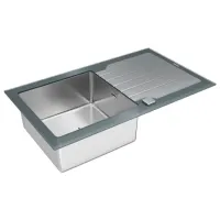 Chiuvetă Teka Diamond RS15 1B 86 x 51 / Oțel inoxidabil / Silver photo 2