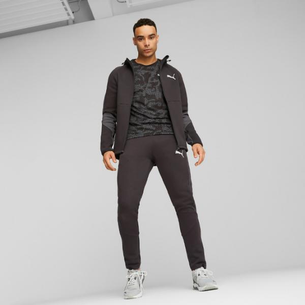 Hanorac pentru bărbați Puma Evostripe Full-Zip Hoodie Dk Drept/ Black photo 5