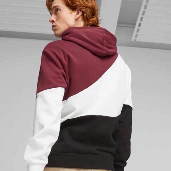 Hanorac pentru bărbați Puma Power Cat Hoodie Fl D White photo 4