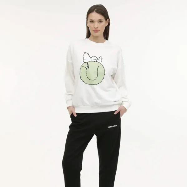 Толстовка для женщин Lumberjack WL PEANUTS Осень - Зима/ Бежевый photo 4