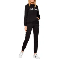Hanorac pentru femei Adidas Linear French Terry Black photo 4