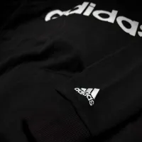 Hanorac pentru femei Adidas Linear French Terry Black photo 5