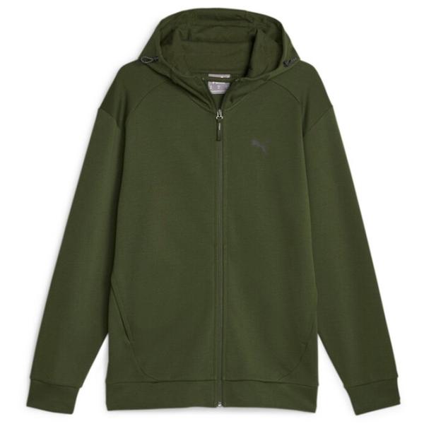 Hanorac pentru bărbați Puma Rad|Cal Full-Zip Dk Drept/ Green photo 2
