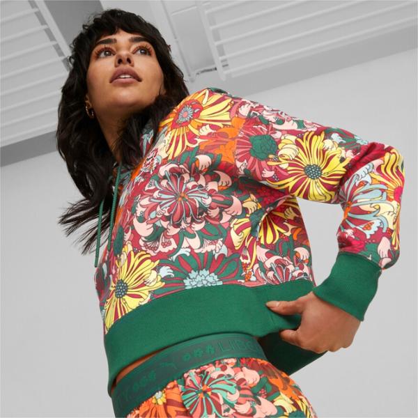 Hanorac pentru femei Puma X Liberty Aop Cropped Hoodie Tr Multicolor photo 3 Hanorac pentru femei Puma X Liberty Aop Cropped Hoodie Tr Multicolor photo 3