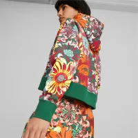 Толстовка для женщин Puma X Liberty Aop Cropped Hoodie Tr Разноцветный photo 4