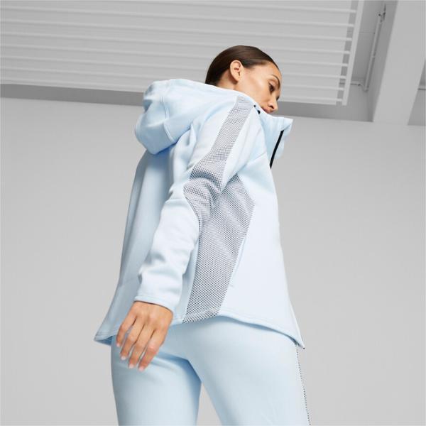 Hanorac pentru femei Puma Evostripe Full-Zip Icy Blue photo 4 Hanorac pentru femei Puma Evostripe Full-Zip Icy Blue photo 4