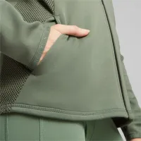 Hanorac pentru femei Puma Evostripe Full-Zip Green photo 3