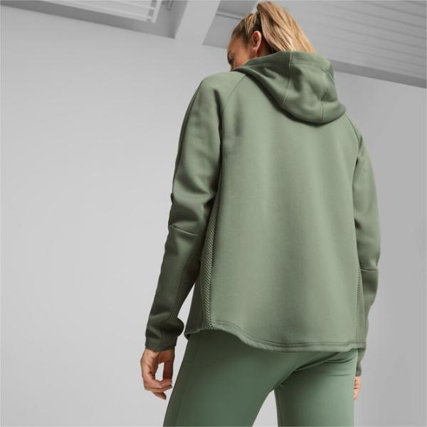 Hanorac pentru femei Puma Evostripe Full-Zip Green photo 5