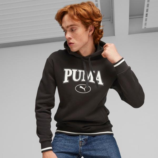 Hanorac pentru bărbați Puma Squad Hoodie Fl Drept/ Black photo 3