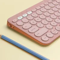 Tastatură Logitech Pebble Keys 2 K380S Fără fir/ Rose photo 6