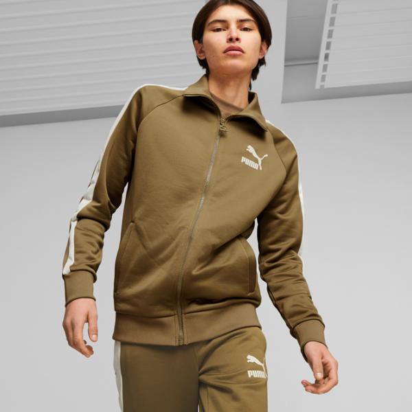 Hanorac pentru bărbați Puma T7 Iconic Track Jacket (S) Pt Drept/ Khaki photo 3