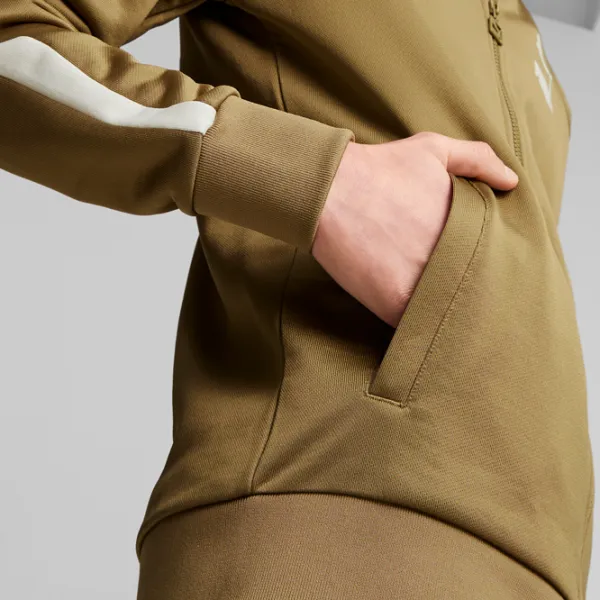Hanorac pentru bărbați Puma T7 Iconic Track Jacket (S) Pt Drept/ Khaki photo 7