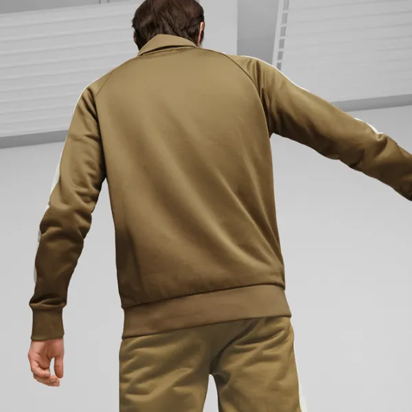 Толстовка для мужчин Puma T7 Iconic Track Jacket (S) Pt Прямой/ Хаки photo 4