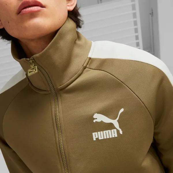 Толстовка для мужчин Puma T7 Iconic Track Jacket (S) Pt Прямой/ Хаки photo 6