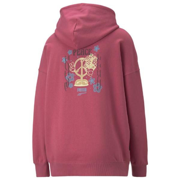 Hanorac pentru femei Puma Downtown Oversized Graphic All-season/ Red photo 2