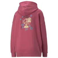 Hanorac pentru femei Puma Downtown Oversized Graphic All-season/ Red photo 2