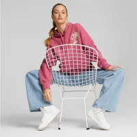 Hanorac pentru femei Puma Downtown Oversized Graphic All-season/ Red photo 7