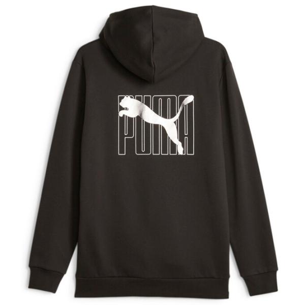 Hanorac pentru bărbați Puma Ess+ Logo Lab Holiday Full-Zip Drept/ Black photo 2